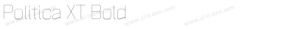 Politica XT Bold字体转换